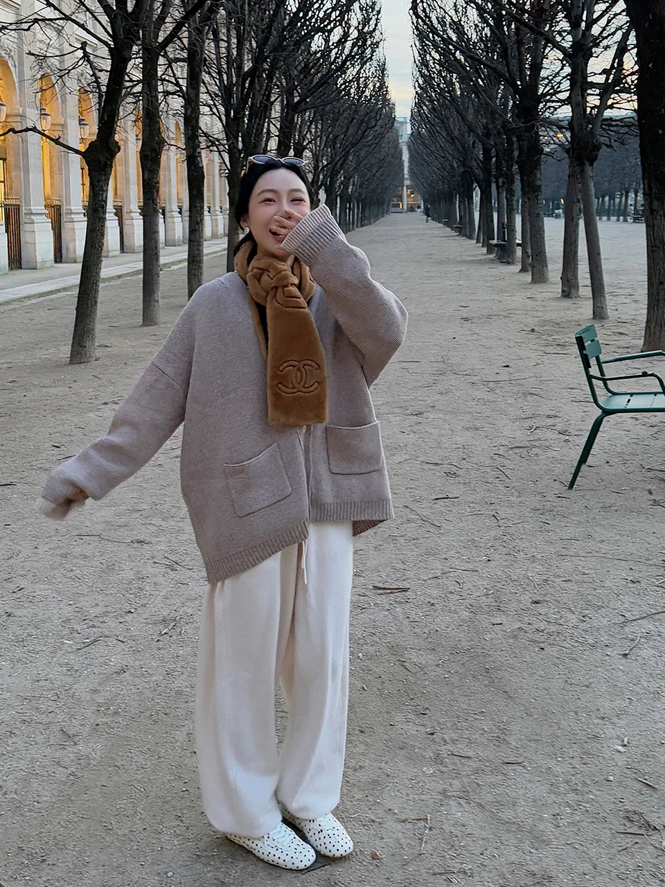 

7REREK Brand Thiened Wool V-ne Sweater Cardigan DEARSOCUTE Buy Hand Store Commute Sle Loose Fit Long Sve