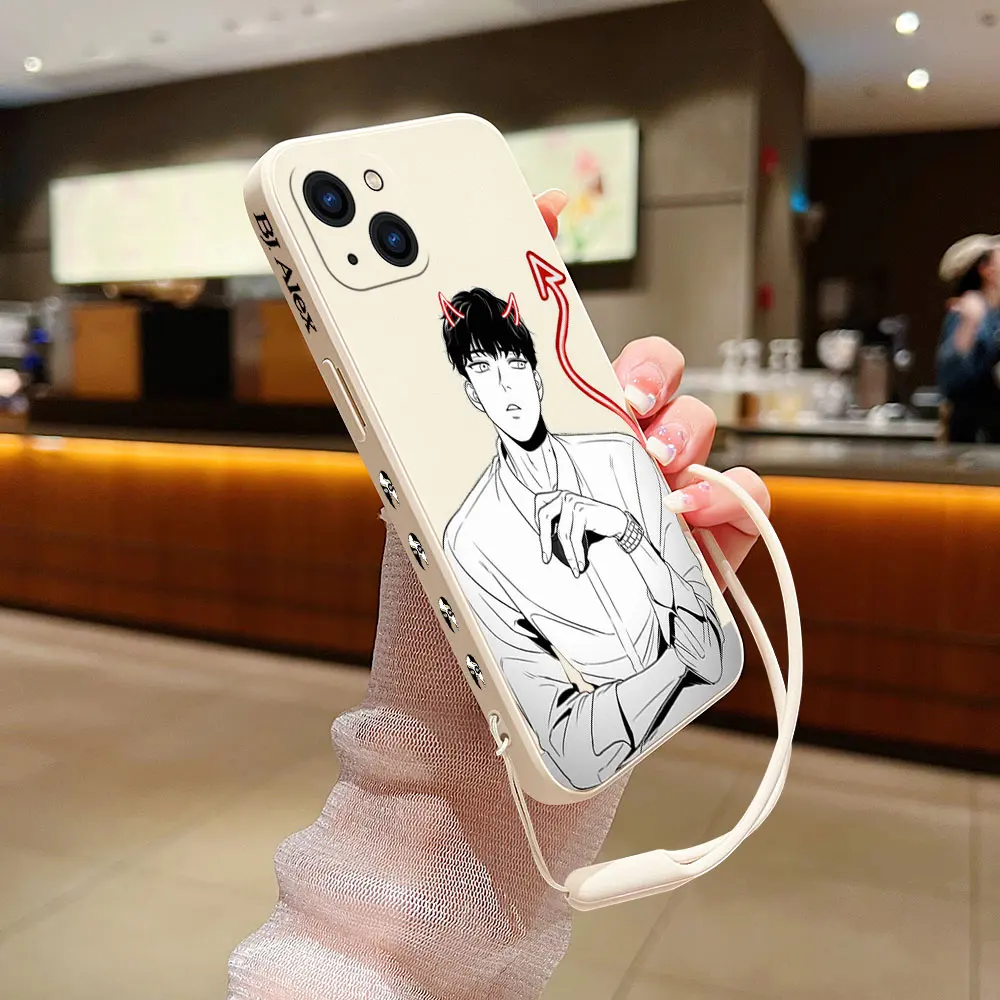 Capa de Telefone Anime Bj A-Alex para Xiaomi, Capa de Silicone Líquido, Poco M5, X5, F5, F4, X4, M4, F3, X3, M3, F2, X2 Pro, C40, 4G, 5G, GT