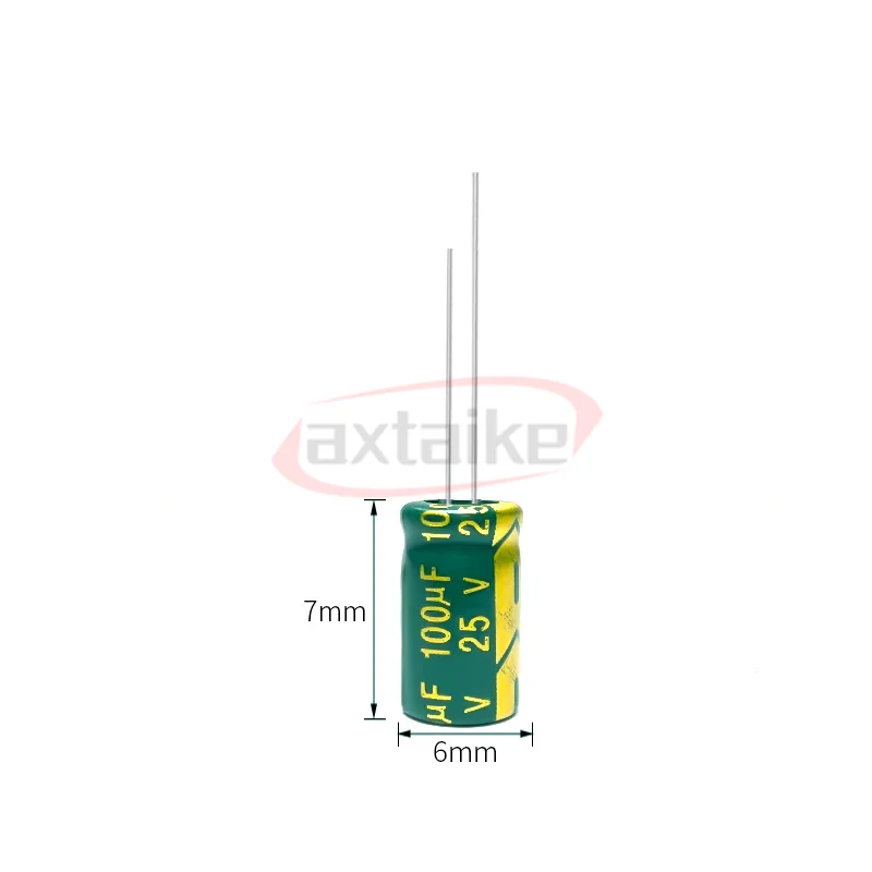 100UF  5*11/8*12/10*17/13*25 High Frequency Low ESR Electrolytic Capacitor 16V 25V 35V 50V 63V 100V 160V 200V 250V 400V 450V