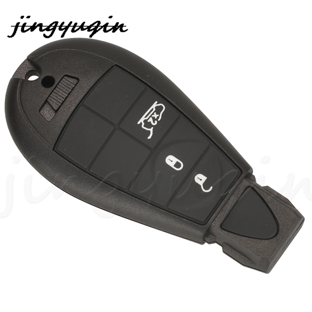 Jingyuqin 10 pz 2/3/4 Bottoni Chiave A Distanza Dell'automobile Borsette Caso Fob Per Dodge RAM Jeep Cherokee Sport KL Chrysler Town & Country