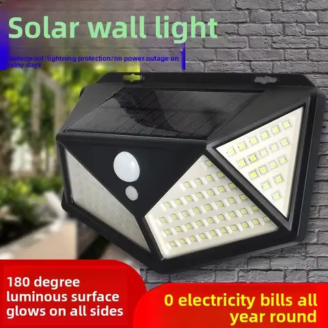 Multifunctional Solar Lamp Outdoor Garden Decoration Solar Led Light Waterproof Sunlight Powered Spotlight with Motion Sensor