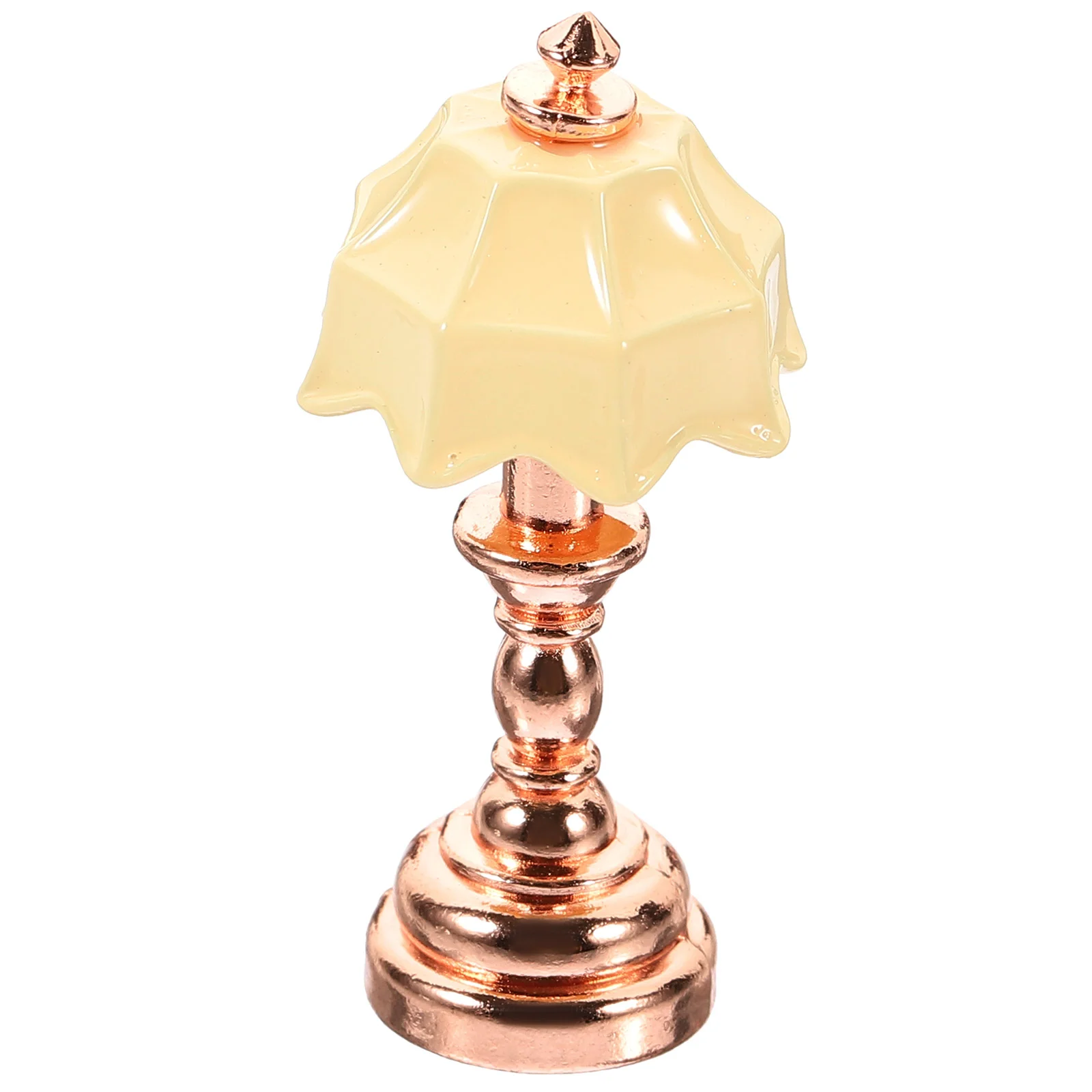 Toy House Dollhouse Bedside Lamp Kids Toys Set Accessories 1 12 Scale Miniature Table Tiny Child