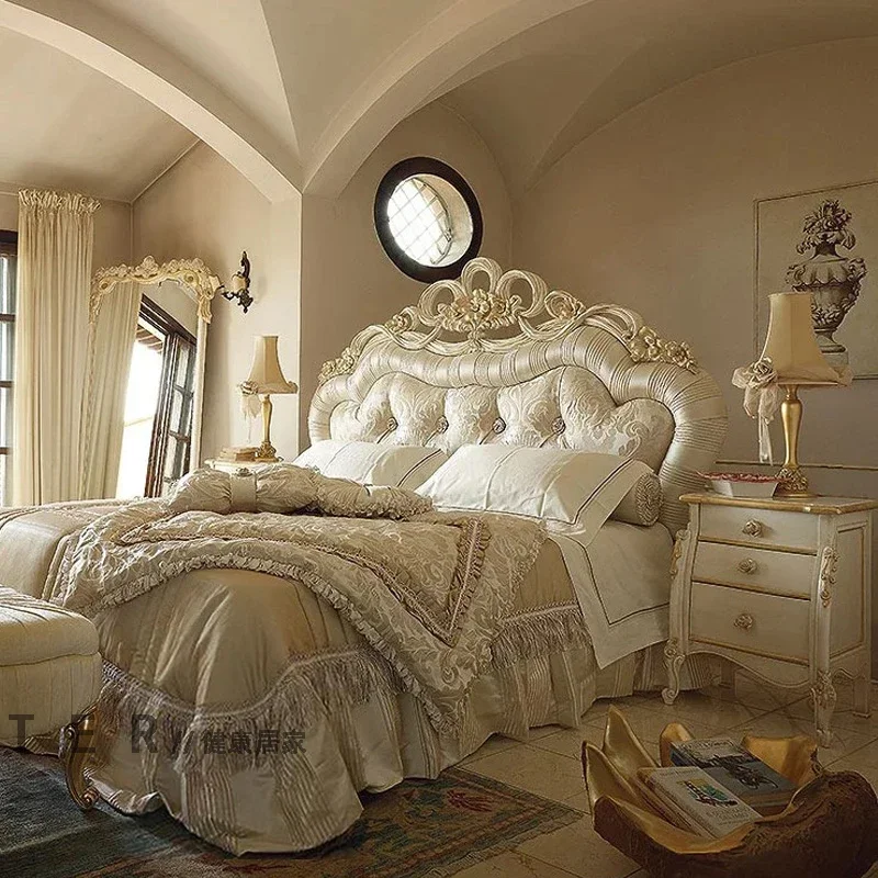 double headboard frames and bed bases bedroom furniture 180x200cm luxury king  Base beds and frames wooden bed king size Bed