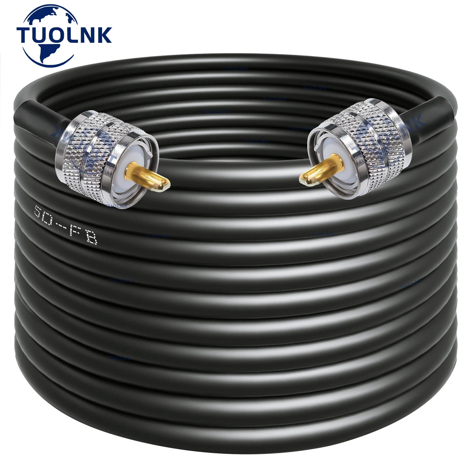 PL259 5D FB Extension Cable UHF Male to Male/Female Connector 5D-FB Coaxial Cable for CDMA GSM 3G 4G LTE WiFi Antenna Coax Cable