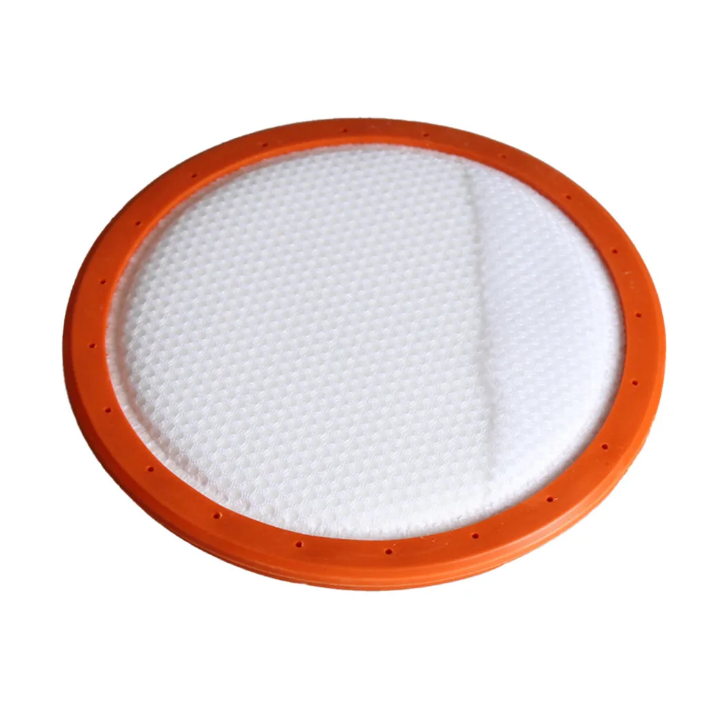 2 Packs Pre Motor Filter For Goblin GVC304B Vacuum Cleaner 125mm Orange+White Filters Household Cleaning Tools Robot Part