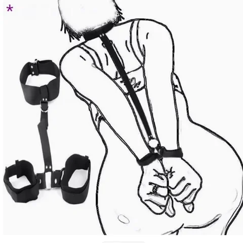 Adult Games Erotic sexx Toys For Women Couples Slave Neck Handcuffs Nylon BDSM Bondage Restraints Collar Fetish sexx Products