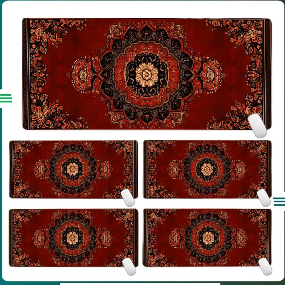 Retro Persia style Design Mouse pad Computer Keyboard Pad Mouse Mat Gamer Soft Office Carpet Table Mat Desktop MousePad