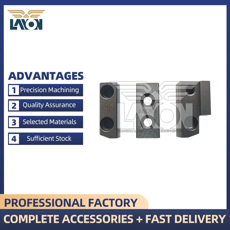 

LAYON 1 Set 75 Nail Head Parts Set for Muller Martini Saddle Stitcher, Includes Left/Right Pusher Fingers & Center Blade