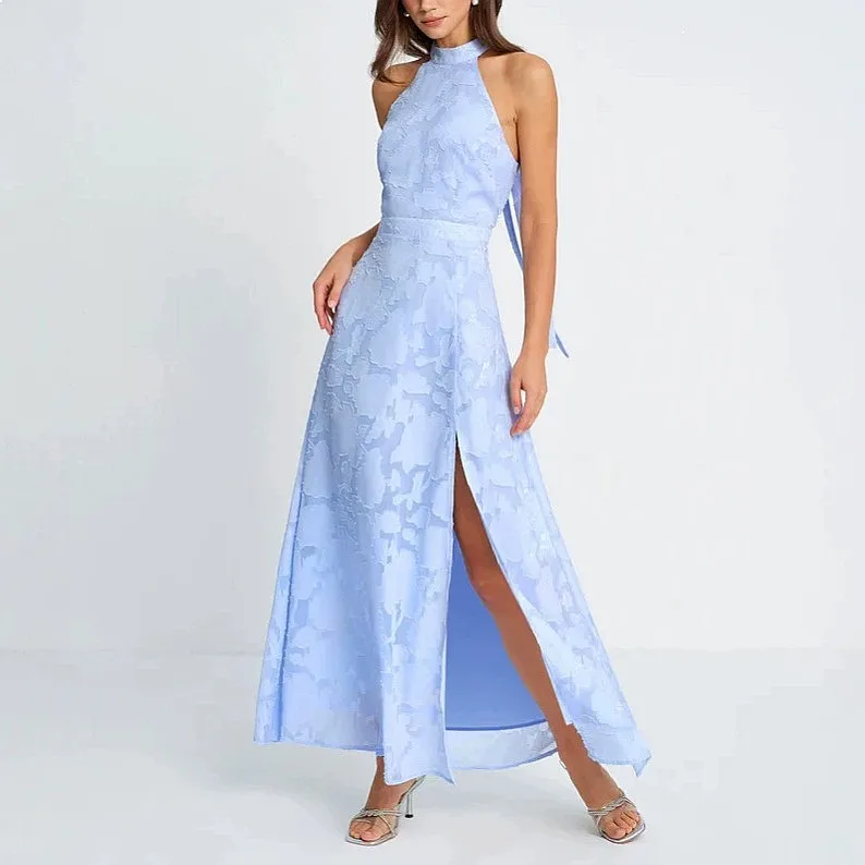 

2026 New Elegant Backless Split Long Evening Dress Formal Gowns Spring Summer Dresses