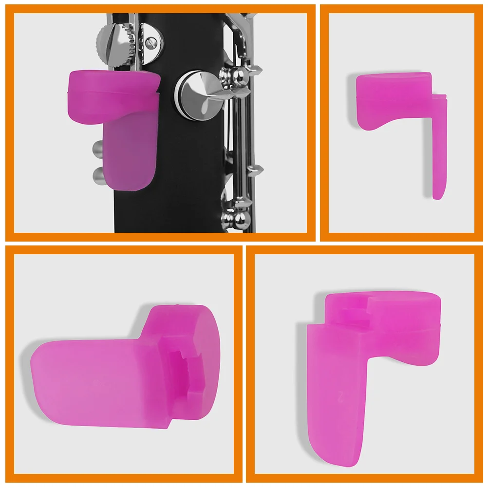 

4Pcs Clarinet Thumb Rests Ergonomic Design for Sore Thumbs and Extra Support Clarinet Thumb Rest Instrument Finger Support