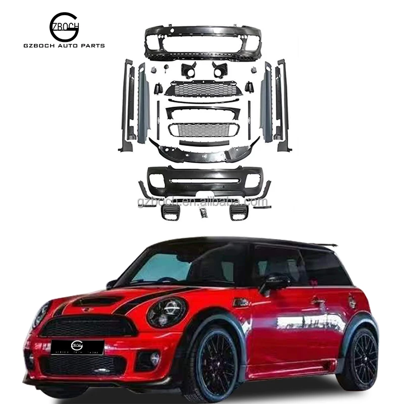 

Favorable Price bodykit For Mini R55 R56 R57 R58 R59 upgrade JCW car bumper Side Skirt rear bumper