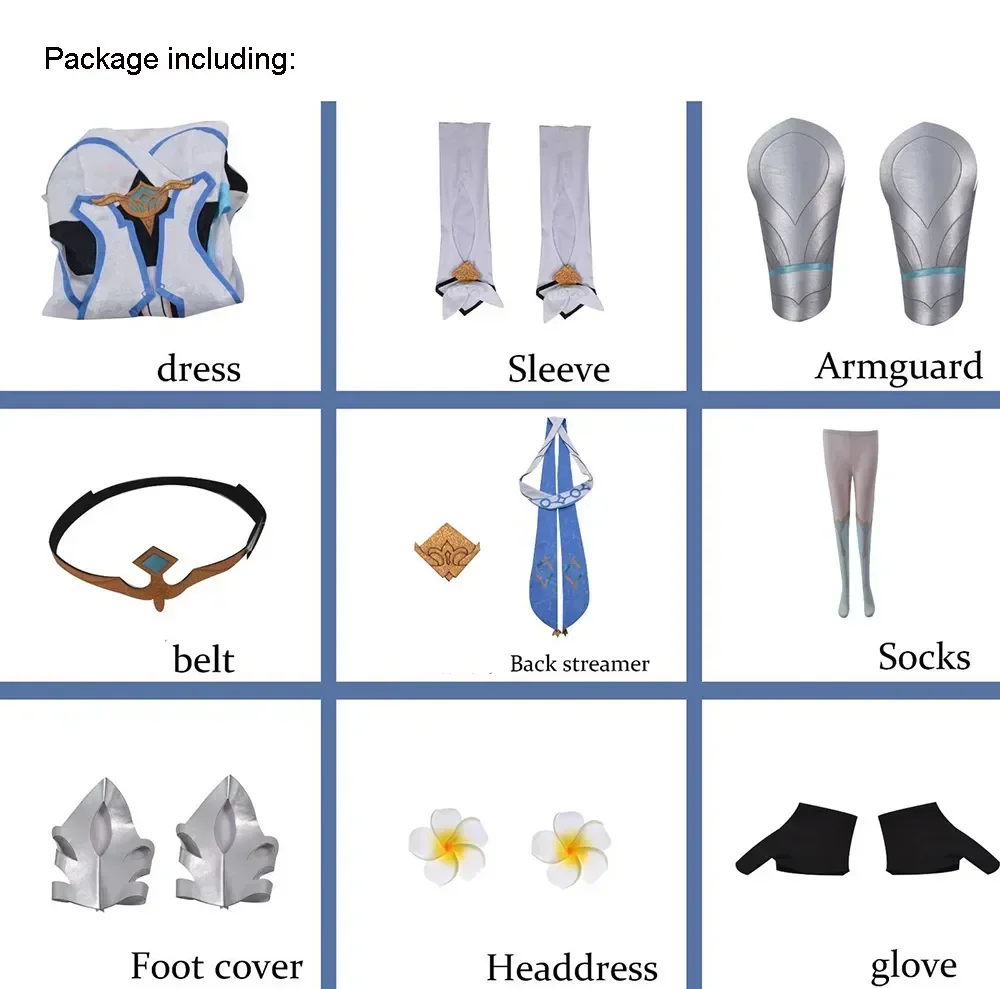 

Uniform For Game Genshin Impact Cosplay Lumine Hotaru Costume