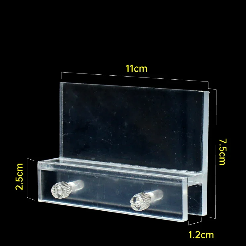 Clear Acrylic Fish Tank Led Light Holder Aquarium Lamp Hanging Fixtures Support Stands Box Aquatic Fish Tank Lighting Tools