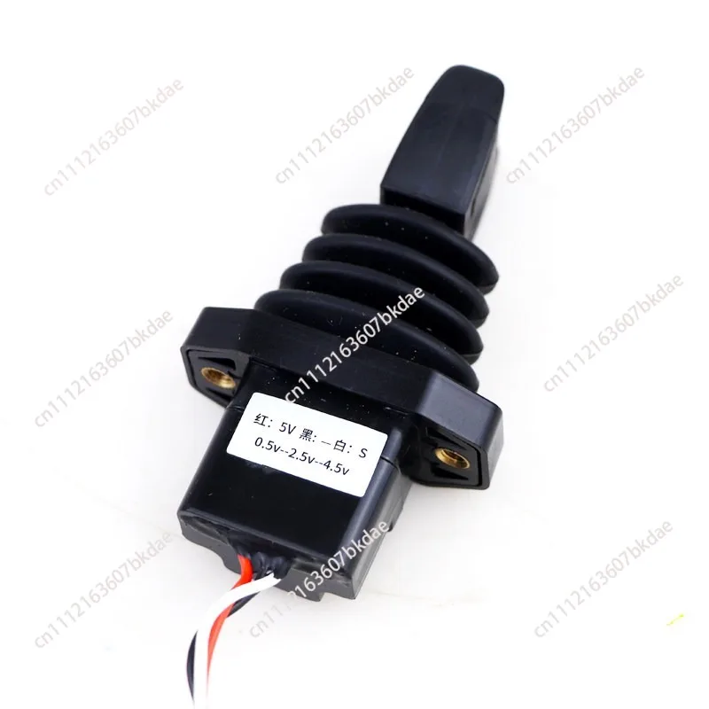 Industrial Joystick Remote Control Hall Sensor Analog Single Axis Push Rod Electrical Automation Controller