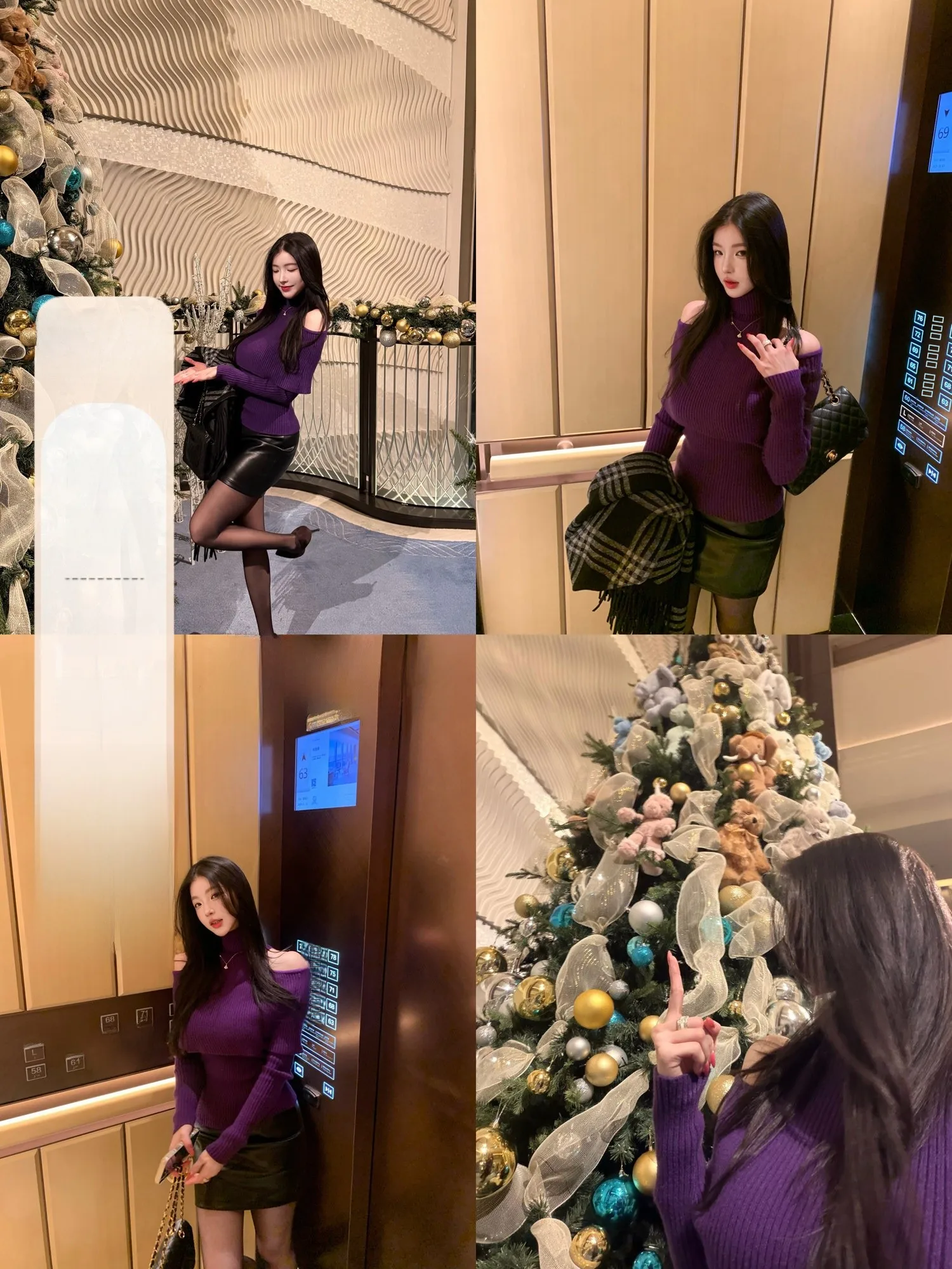 

Женский вязаный свитер с высоким воротником и открытыми плечами, комплект из двух предметов, осенне-зимний, облегающий, повседневный, теплый, функциональный, модный.