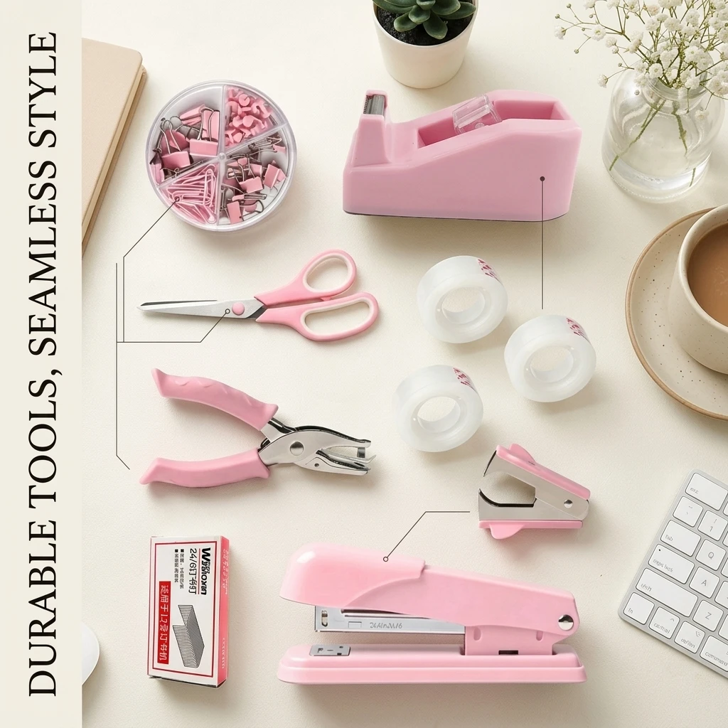 Multifunctional Student Office Supplies Stationery Set - Desk Essentials for Organization New Arrivals