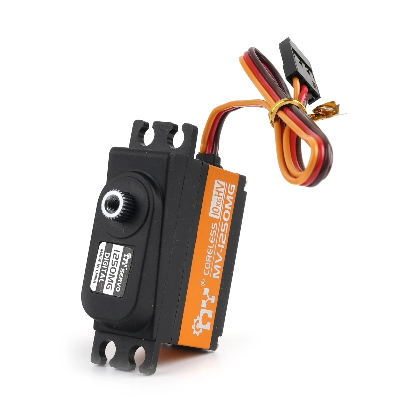 Piccolo 10KG Servo HV 8.4V MV-1250MG Coreless Metal Gear Servomotore digitale per Drone RC Auto Crawler Aereo Robot giocattolo