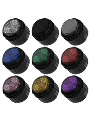 Botones mecánicos de cristal de tornillo con interruptores Cherry, piezas de Gamerfinger Original, 8 HBFS-24, HBFS-30-SCREW, 24mm, 30mm, hitbox