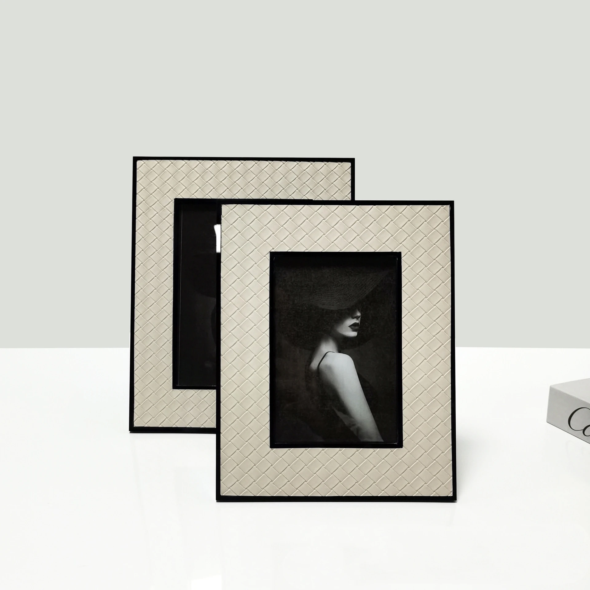 Modern Luxury Leather Picture Frame Home Decor