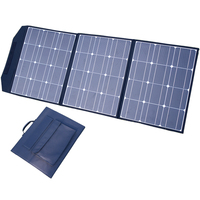 Outdoor Foldable Solar Panel 100w 200W 18V 12V Waterproof Portable Folded Solar Charge Folding Bag for mobile power system