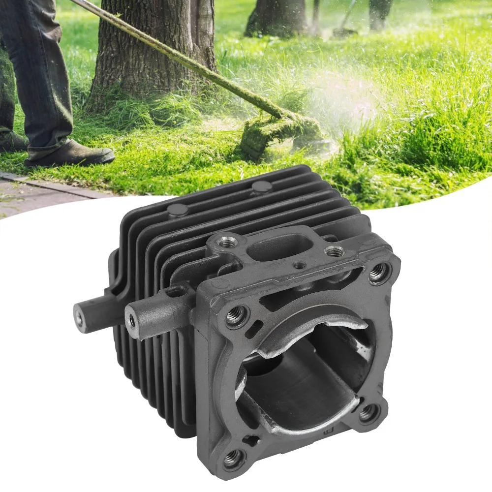 Grey Cylinder Piston Kit Metal Compact Piston Kit Assembly Easy to Install Lawn Mower Spare Parts for STIHL FS75 FS80 FS85 HS75