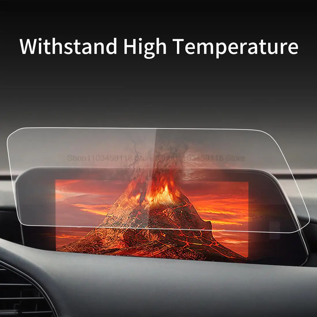 Tempered Glass Screen Protector Film For Mazda 3 BP Axela CX-30 CX30 2019-2022 LHD Car Navigation  interior film anti-scratch