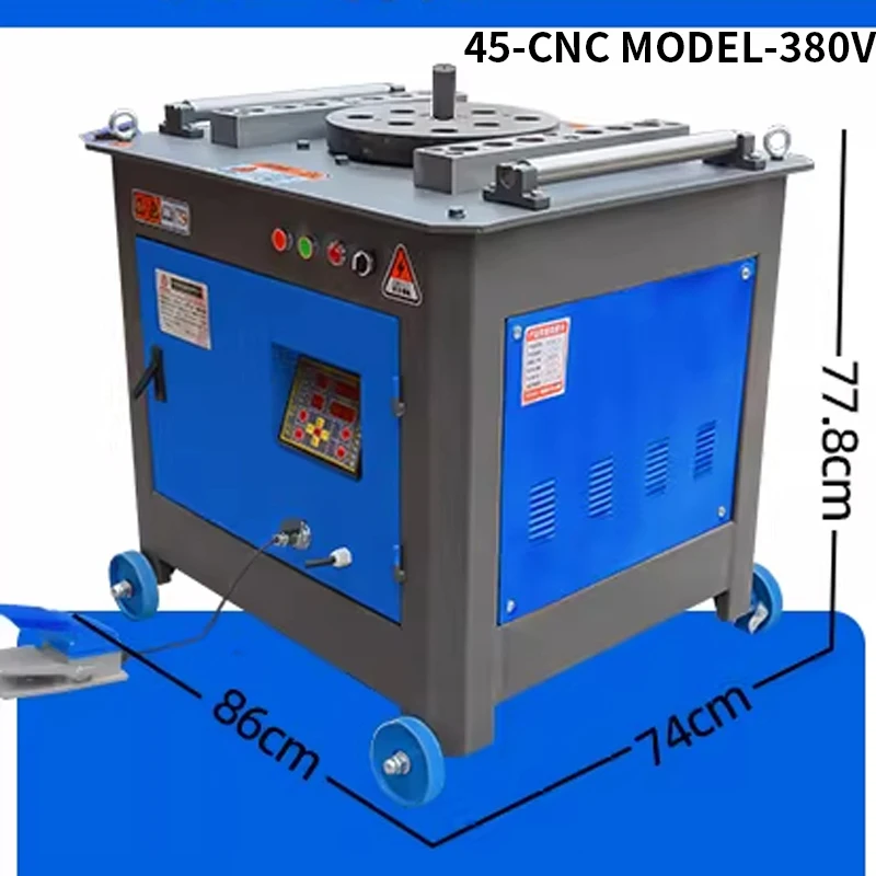 

40-Series Compact Rebar Bender 45-Series Heavy-Duty Electric Fully Automatic CNC Threaded Round Bar Bending and Hoop(Customized)