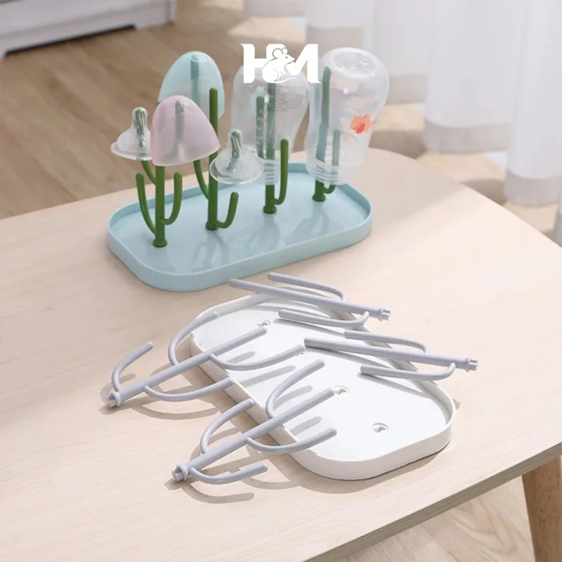 Baby Tree-shaped Milk Bottle Drain Rack, Dust-proof Milk Bottle Holder, Cup Drain Rack Easter Gift