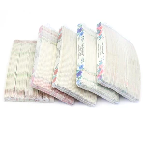 10 قطع ملفات الأظافر المهنية 100/180 قوي الخشب الكتابة ورق الصنفرة الصنفرة على الوجهين عازلة كتلة ملف الفن أدوات الأظافر أفضل 10 مبيعات ورق صنفرة باركسايد - رقم 4