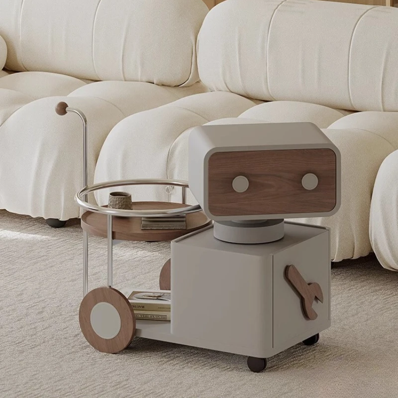 

Cart Italian Storage End Table Modern Design Aesthetic Designer Living Room Coffee Table Modern CuteSalontafel Furniture Home