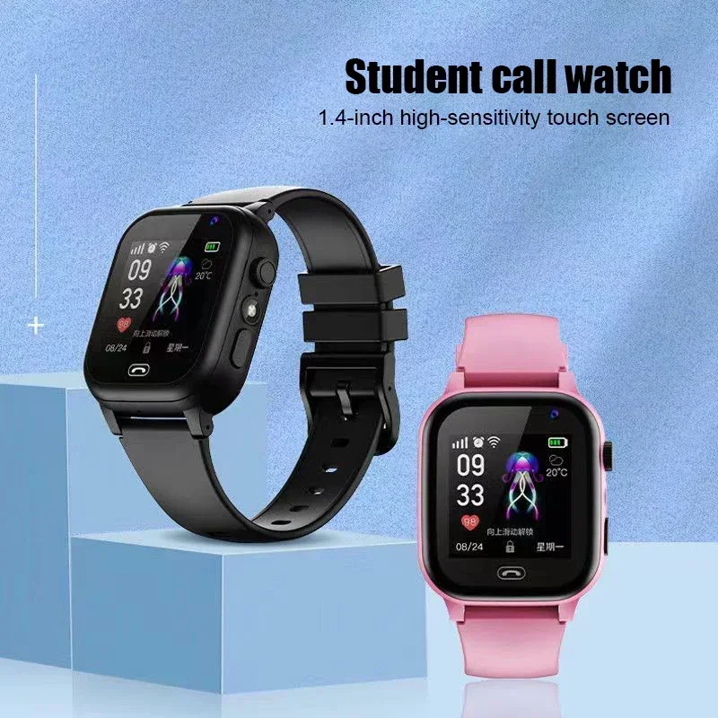 2024 Kids  Smart Watch Sim Card Video Call SOS GPS Location Phone Watch Camera Location Tracker Waterproof Child Smartwatch