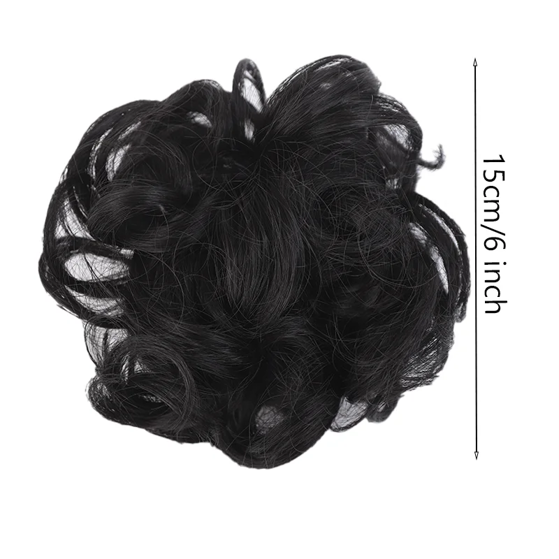 LUPU Synthetic Claw Clip Messy Bun Hair Piece Wavy Curly Hair Bun Extensions Clip In Claw Chignon Ponytail Updo For Women Girls