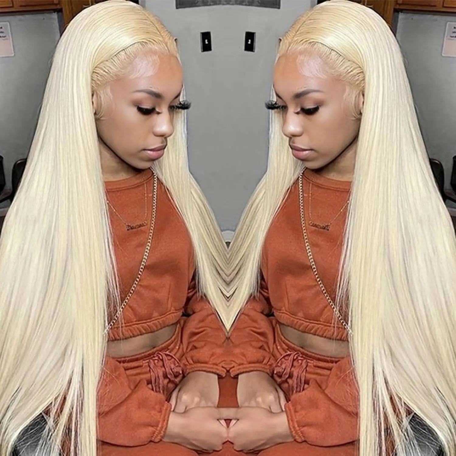 

30-40 дюймовые парики с кружевной застежкой 613 цвета медового блонда, прямые, из натуральных волос, 13x6 HD, для чернокожих женщин, плотность 200%