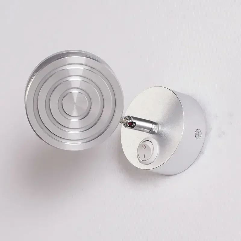 Reading Light 5W LED Wall Lamps Switch Bedroom With Bedside Lamp Corridor Stair Lighting Direction Adjustable AC90-260V