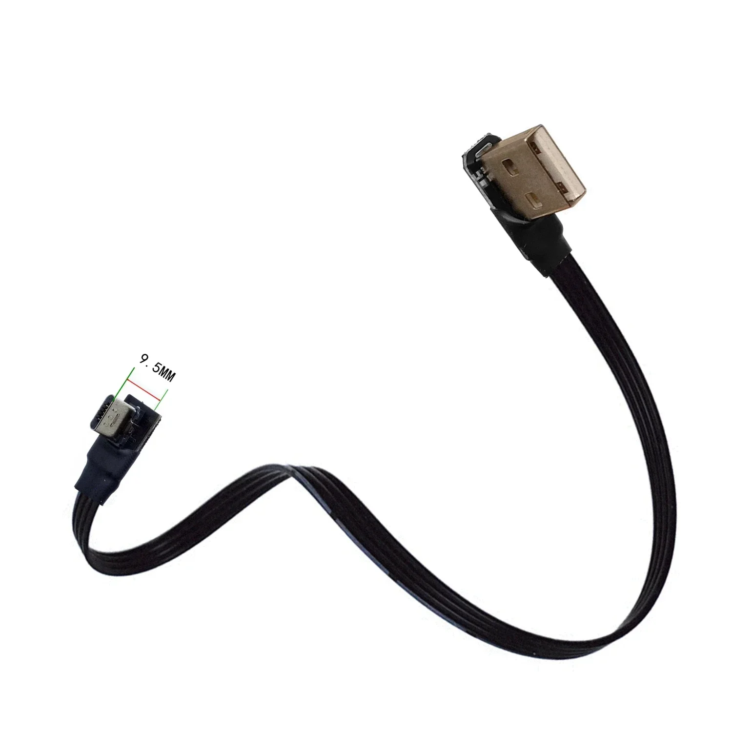 Micro USB Up & DO and Left & Right Angle 90 Degree USB UltraShort Male  to USB Data Male Charging Cable Connector 20cm50CM 1M 3M