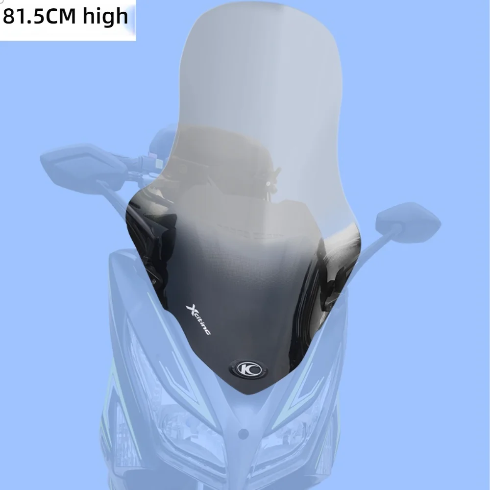 For KYMCO Xciting 300 \ 300I \ 250 \ 400 Windshield Raised Windshield Thickened Front Windshield Imported Drop Resistant