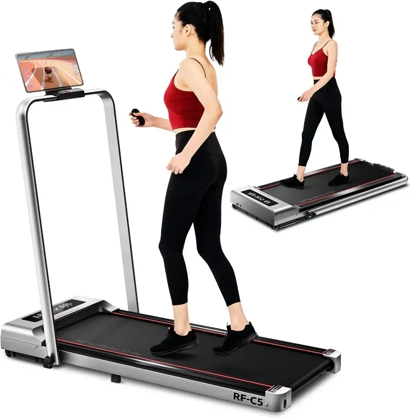 Foldable Treadmill 300 lb Capacity Walking Pad 2.5HP Treadmill Under Desk Portable Treadmill for Home and Office