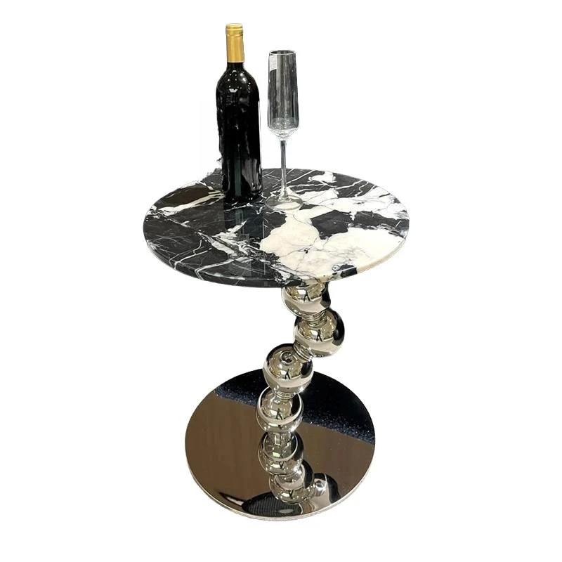 

small edge Italian simple small coffee living room rock slab mini balcony sofa ornament