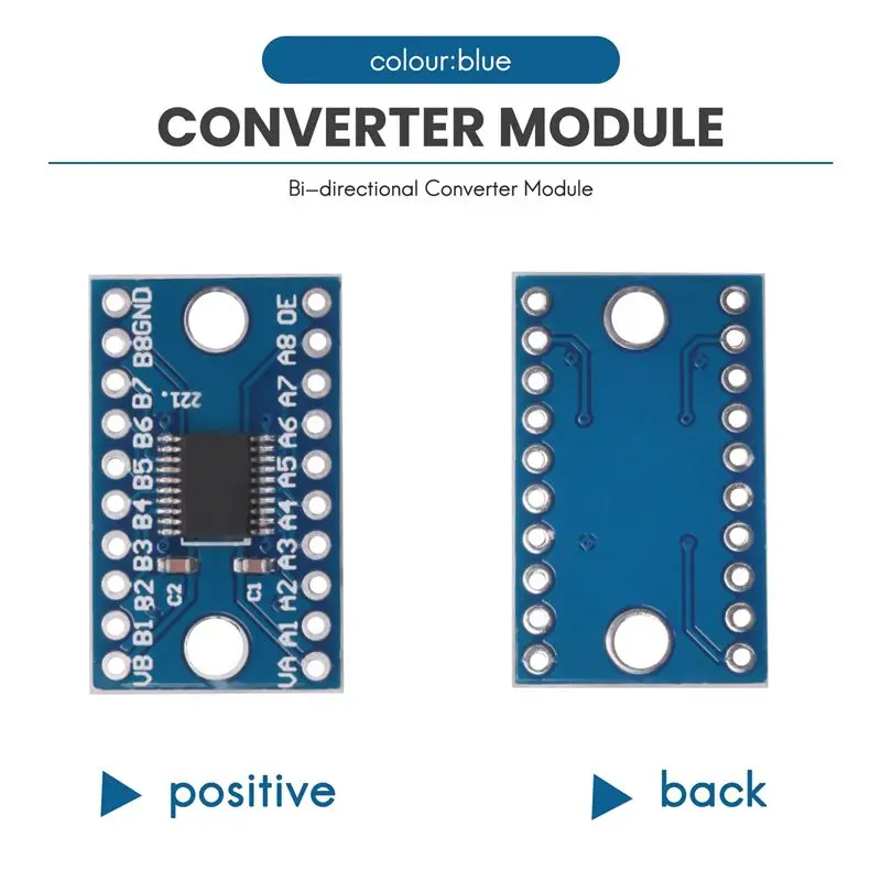 AED6-5Pcs TXS0108E 8 Channel Logic Level Converter Bi-Directional High Speed Full Duplex Shifter 3.3V 5V