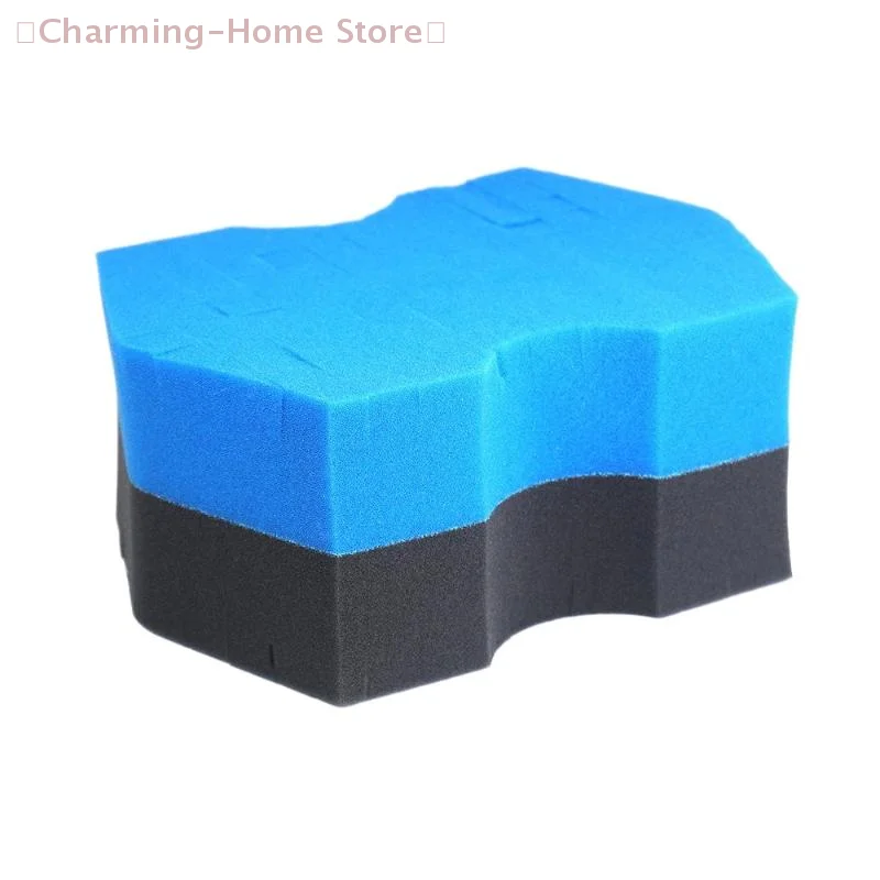 【M】Double Side -Cut Red/Black Sponge 2.0 Better Grip And Access Tight Spaces For Rinseless Car Wash
