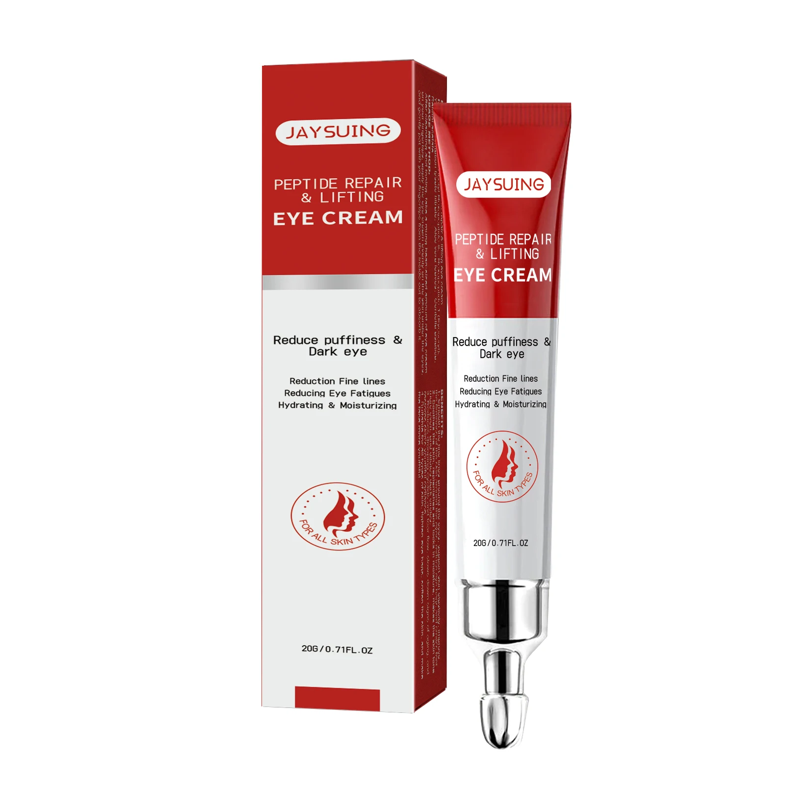 Peptide Repair Lifting Eye Cream Removal Eyes Bags Firming Relieve Eye Fatigue Eliminate Edema Brighten Fade Dark Circles Serum