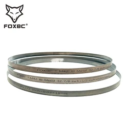 FOXBC 3PCS 835mm Bandsaw Blades 14t, 14-18t,18t, 24t M42 Bi-Metal 32-7/8