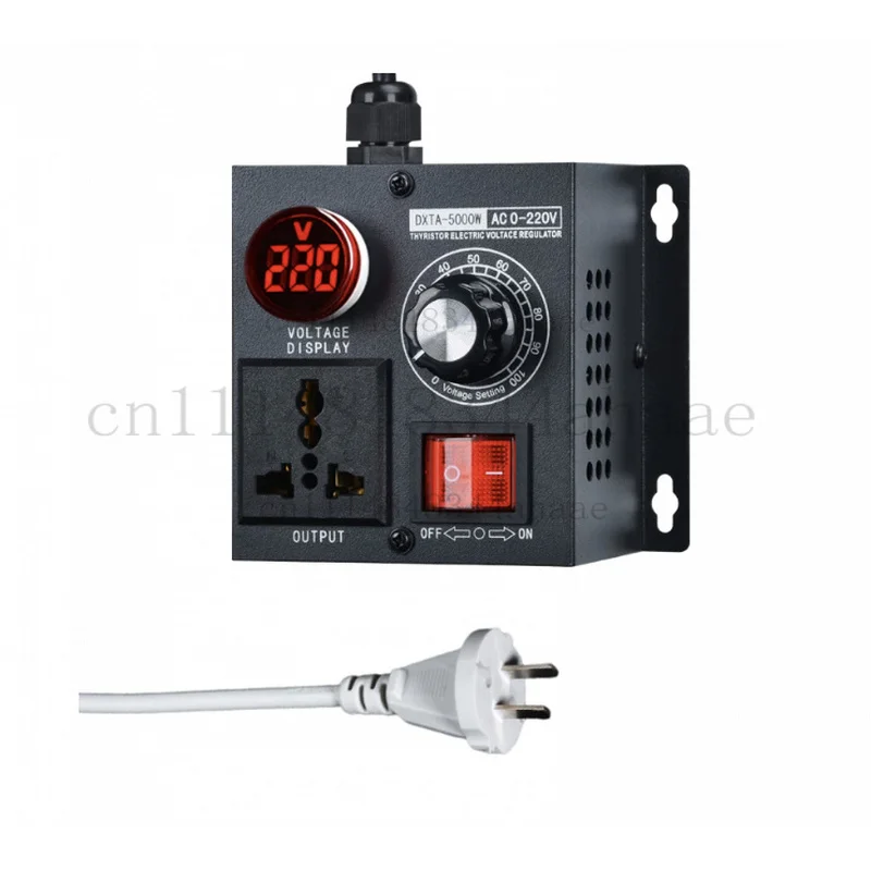 5000W stepless voltage regulator controlle Speed Temperature Light  Adjuatable Dimmer AC220V  Variable