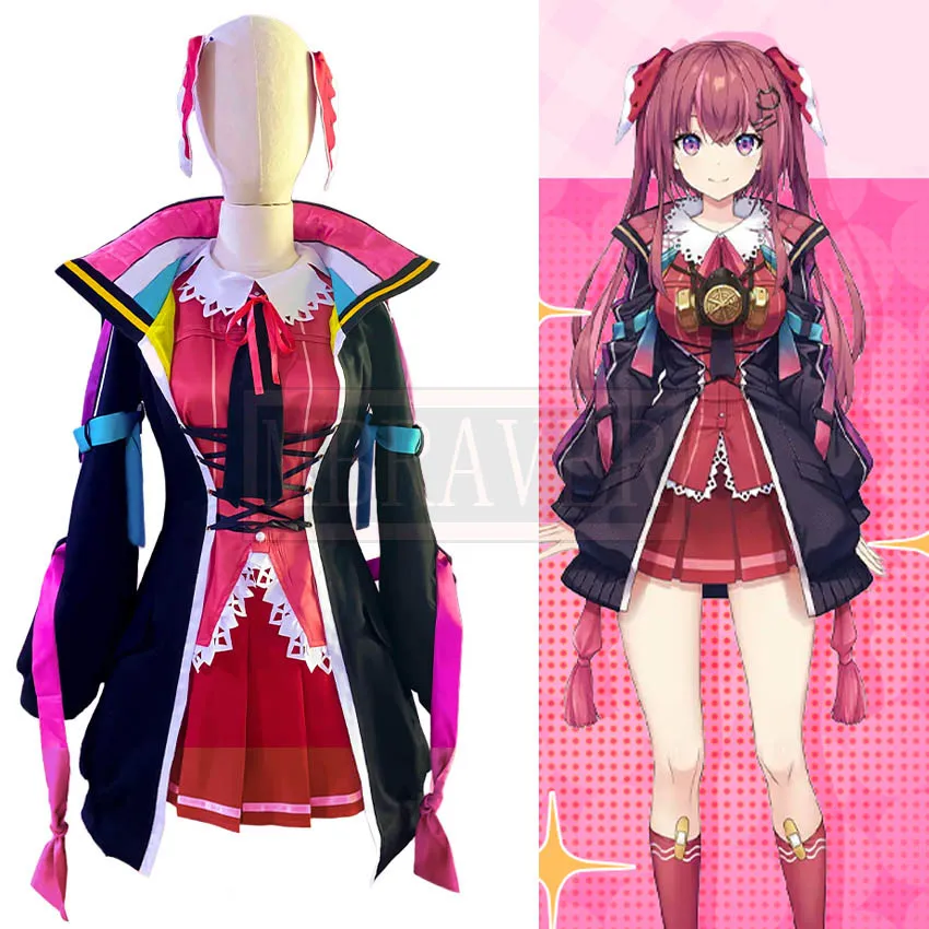 

YouTuber Japanese Virtual VTuber Amagase Muyu Uniform Cosplay Costume Halloween Christmas Party Custom Made