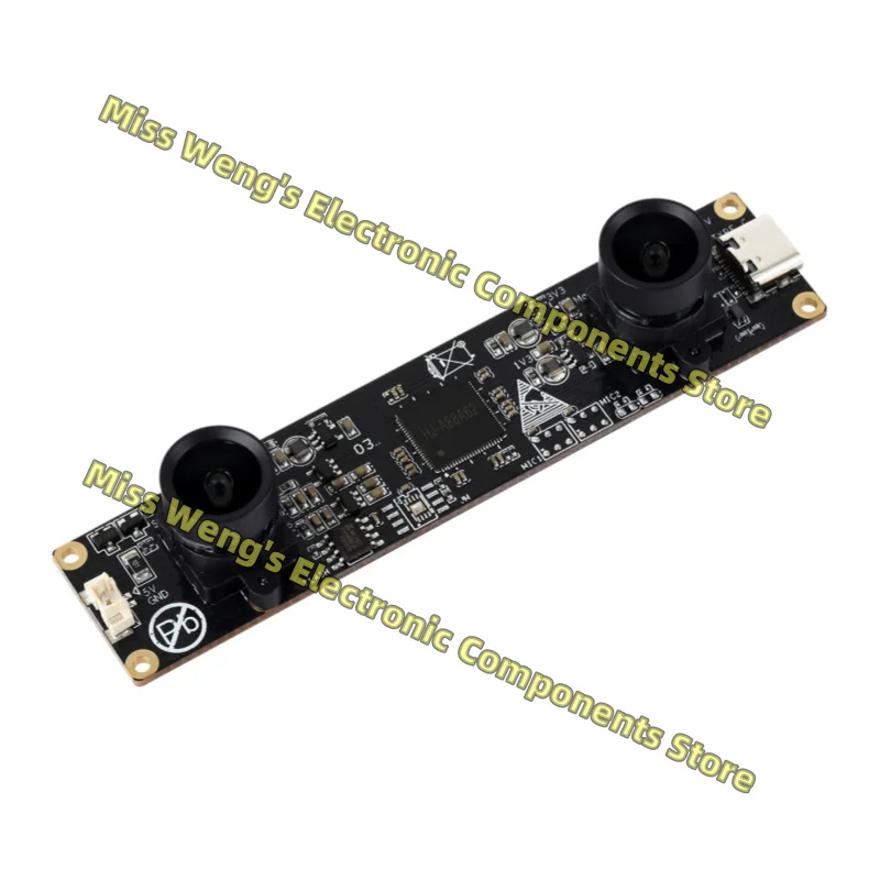 OS02G10 Stereo USB Camera (A) Synchronize 2 million pixel distortion free USB camera module in the same frame