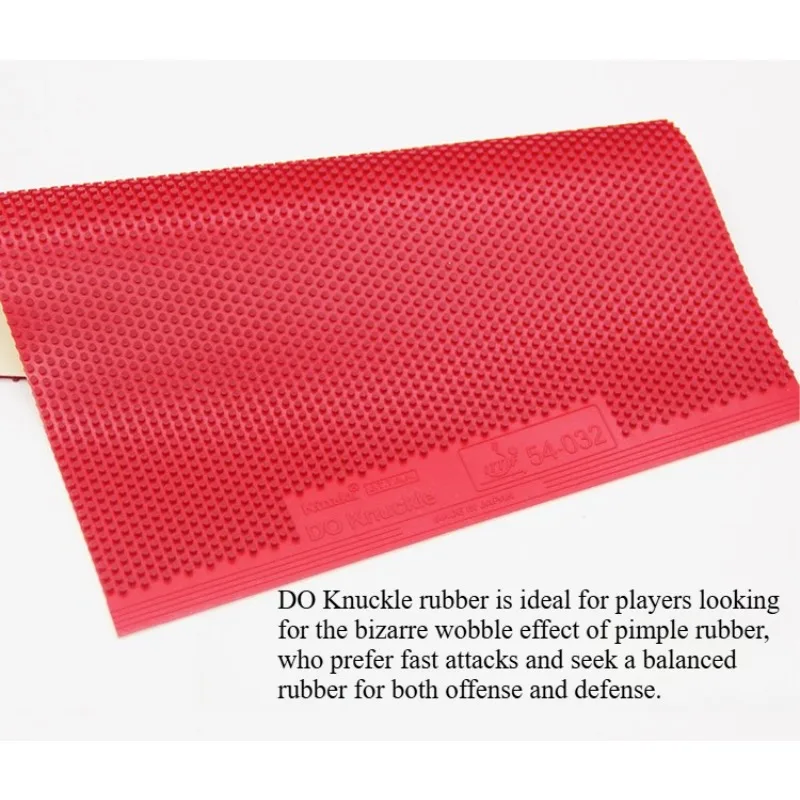 NITTAKU DO Knuckle Half-Long Pips Table Tennis Rubber OX/0.4-0.7mm/0.9-1.2mm Sponge Offensive Ping Pong Rubber ITTF Approved