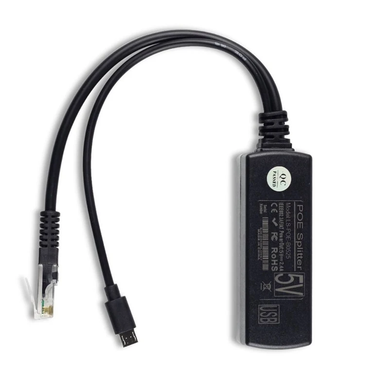 4X POE modul catu daya pemisah standar terisolasi 48V ke 5V2.4A pemisah antarmuka USB