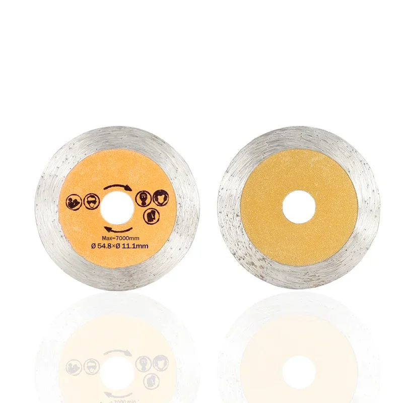 

Diamond Saw Blade 54.8mm Mini Disc with 6mm Shank Mandrel for Cutting Stone Circular