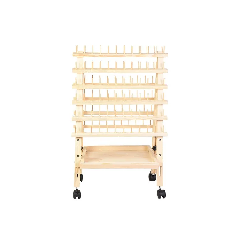 Wooden braided hair stand Hairdresser hair piece separator Multipurpose spool stand Needle and thread stand Telescopic braided h