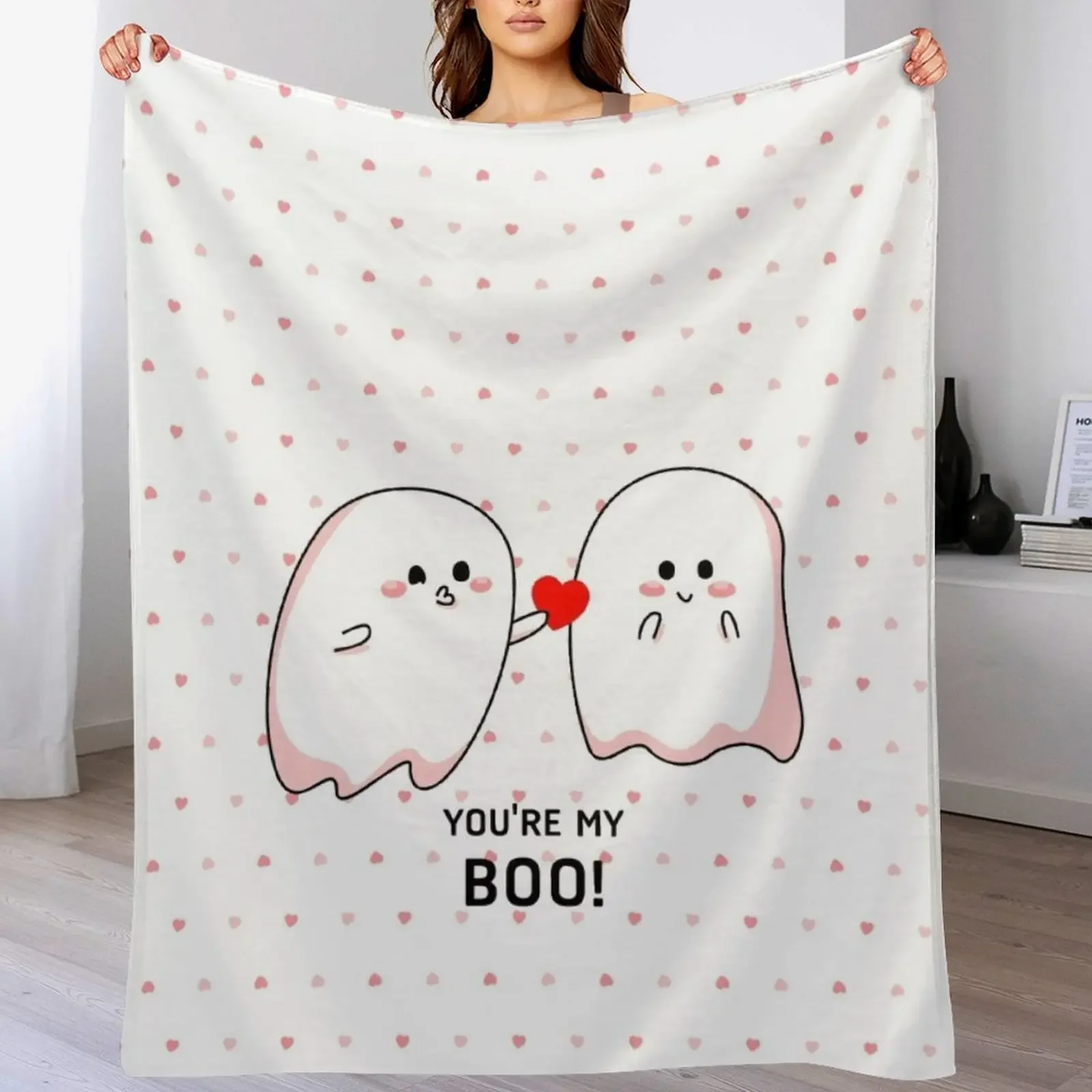 

You're My Boo Throw Blanket Nap cosplay anime Decorative Sofas Kid'S Blankets